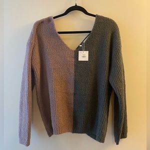 Brown and Green Sweater. Size S.